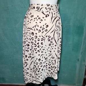 Women’s Leopard Print Wrap Skirt